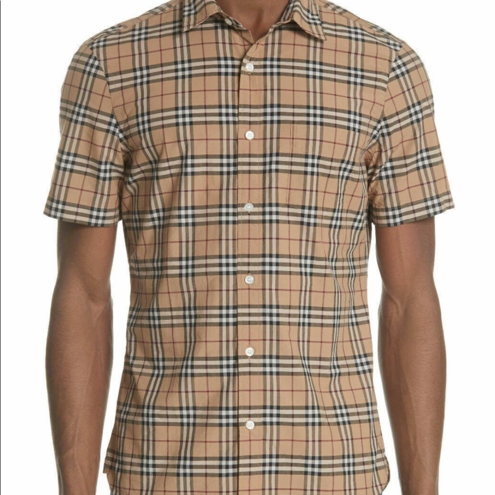 Burberry Short Sleeve Button Up